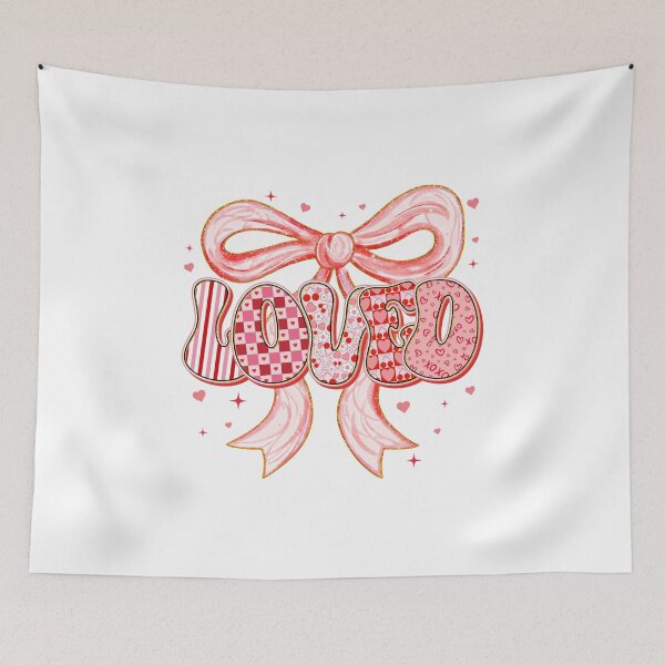 Item preview, Glitter Couquette Loved , Funny Valentine, Be mine, Cupid Love, Couple designed and sold by vintagearttee.