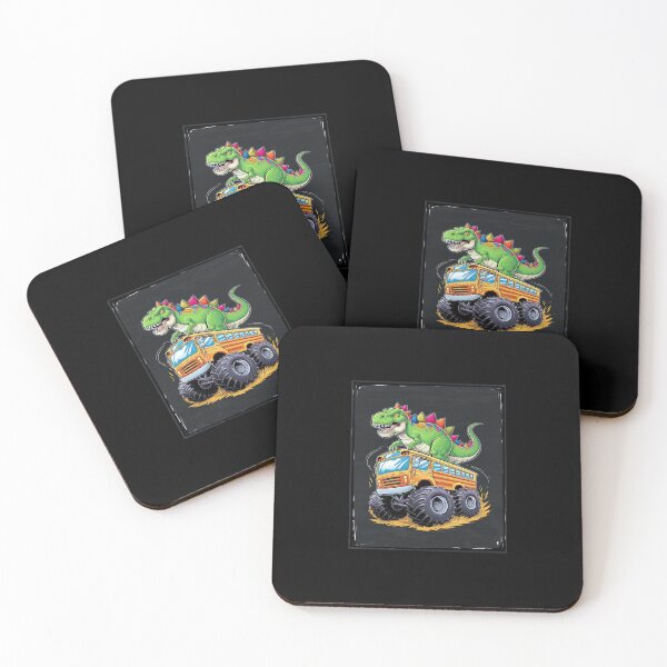 Item preview, Dinosaur T-rex On School Bus Driver  designed and sold by SyntaxClaw.