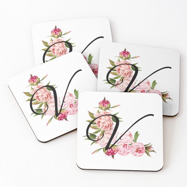 Item preview, Letter V, Flowers designed and sold by RedParker.