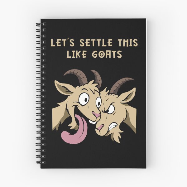 Item preview, Funny Goats Headbutting Settle This Like Goats designed and sold by ChunkByChunk.