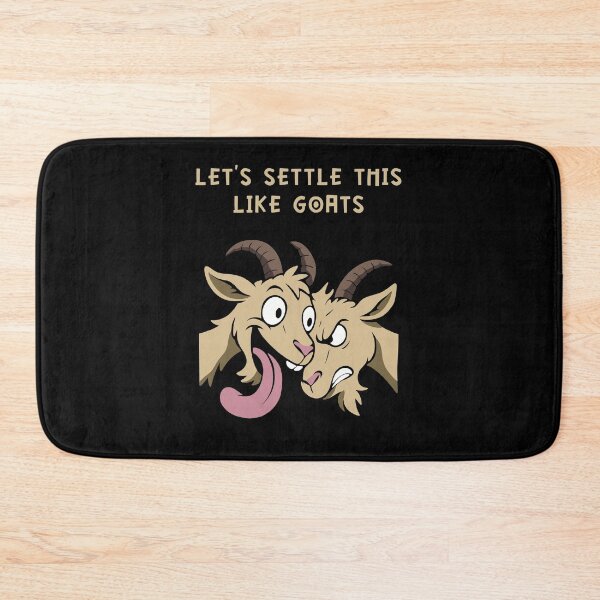 Item preview, Funny Goats Headbutting Settle This Like Goats designed and sold by ChunkByChunk.