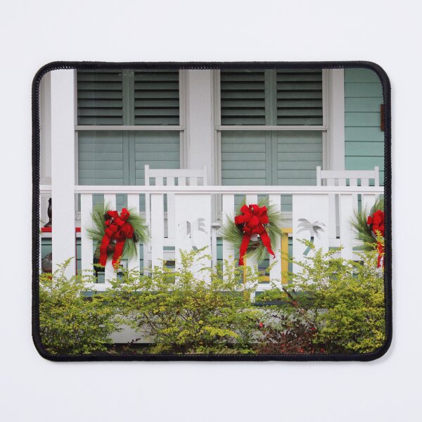 Item preview, Festive Porch with Red Bows designed and sold by Cynthia48.