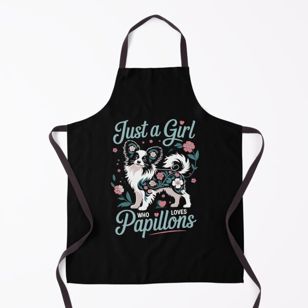 Item preview, Just A Girl Who Loves Papillons Floral Women Girls Dog designed and sold by MarryIsMonth.