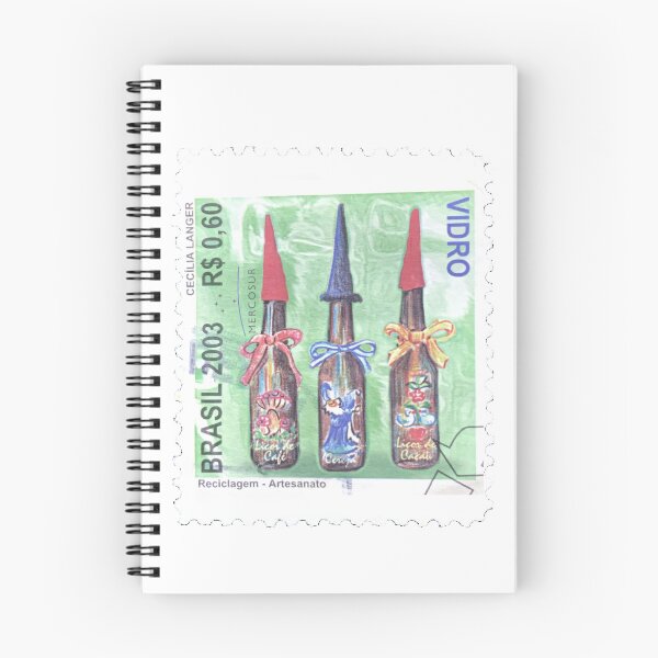 Item preview, Brasil Vidro Vintage Postage Stamp designed and sold by red-amber65.