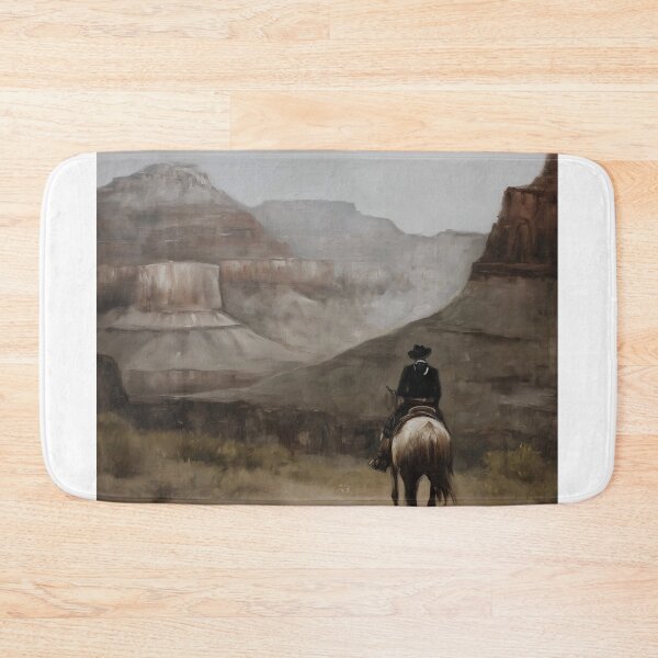 Item preview, Cowboy Riding Through Canyon designed and sold by lautir.