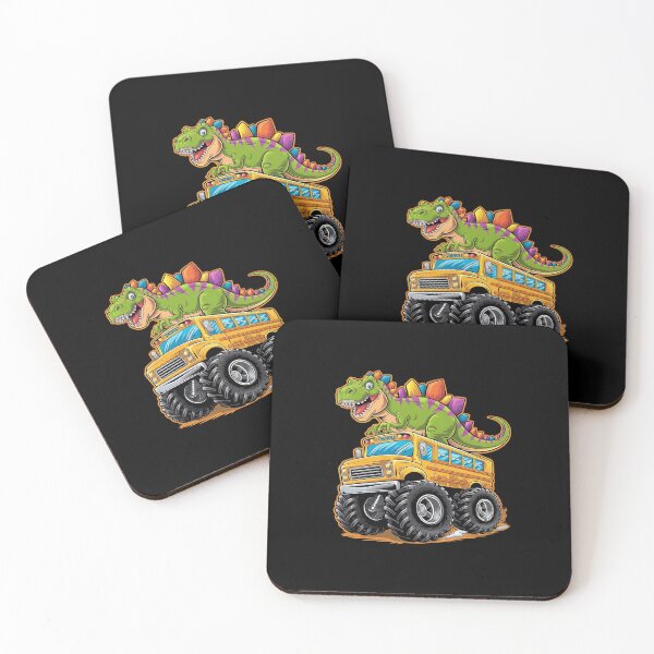 Item preview, Dinosaur T-rex On School Bus Driver  designed and sold by AquaKiev.