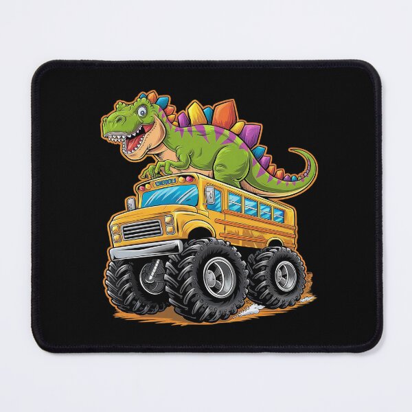 Item preview, Dinosaur T-rex On School Bus Driver  designed and sold by AquaKiev.