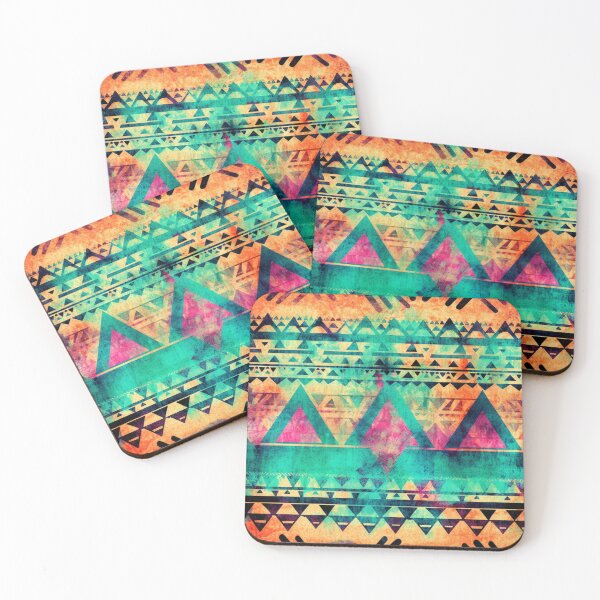 Item preview, Southwestern Geometric Pattern | Colorful Tribal Aztec Style Art designed and sold by PixelExpressStudio.