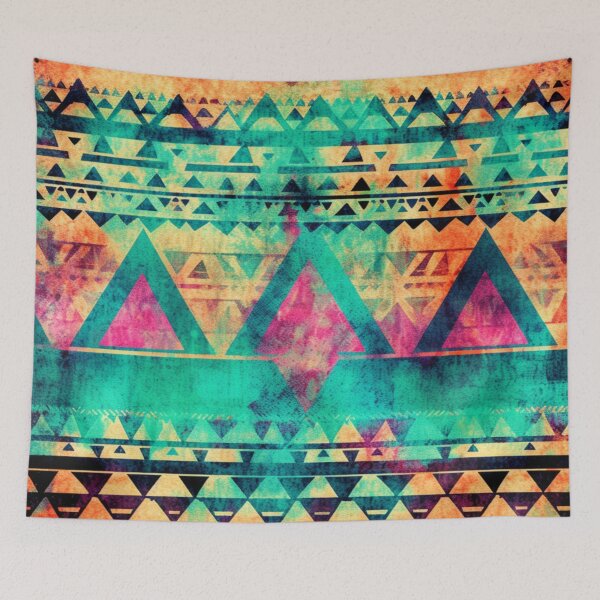 Item preview, Southwestern Geometric Pattern | Colorful Tribal Aztec Style Art designed and sold by PixelExpressStudio.