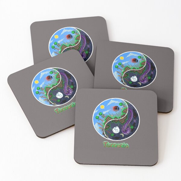 Item preview, TERRARIA GAME NIGHT AND DAY HORROR DESIGN designed and sold by HarunfFlatt.