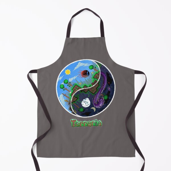 Item preview, TERRARIA GAME NIGHT AND DAY HORROR DESIGN designed and sold by HarunfFlatt.