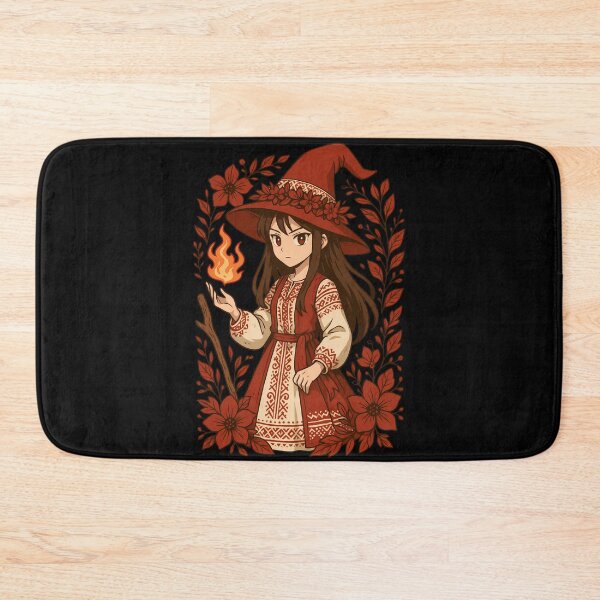 Item preview, Slavic Anime Witch – Folk Magic Illustration designed and sold by Myth-LegendArt.