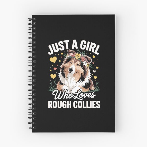 Item preview, Just A Girl Who Loves Rough Collies Dog Floral Women Girls  designed and sold by FadeOfThrone.