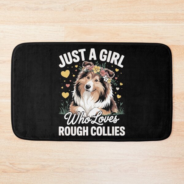 Item preview, Just A Girl Who Loves Rough Collies Dog Floral Women Girls  designed and sold by FadeOfThrone.