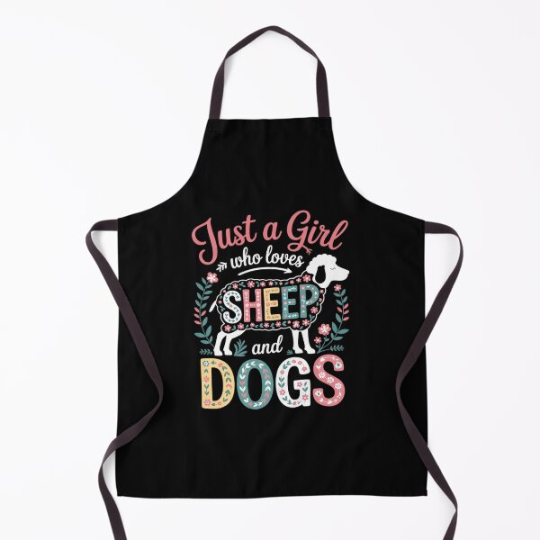 Item preview, Just A Girl Who Loves Sheeps And Dogs Floral Flower Farmer designed and sold by MarryIsMonth.
