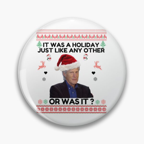 Item preview, Keith Morrison christmas sweater True Crime Ugly Christmas it was a holiday just like any other  Funny Christmas Sweater  designed and sold by EvelynZem.