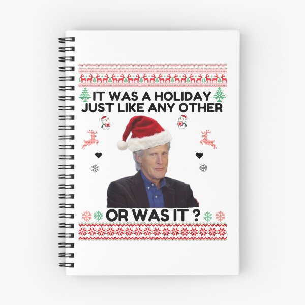 Item preview, Keith Morrison christmas sweater True Crime Ugly Christmas it was a holiday just like any other  Funny Christmas Sweater  designed and sold by EvelynZem.