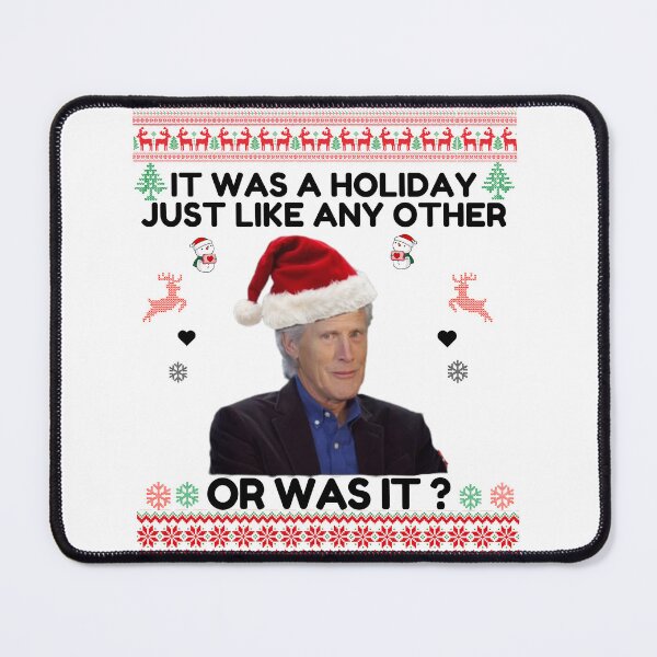 Item preview, Keith Morrison christmas sweater True Crime Ugly Christmas it was a holiday just like any other  Funny Christmas Sweater  designed and sold by EvelynZem.