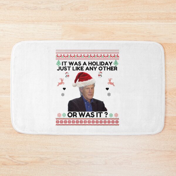 Item preview, Keith Morrison christmas sweater True Crime Ugly Christmas it was a holiday just like any other  Funny Christmas Sweater  designed and sold by EvelynZem.