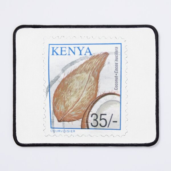 Item preview, Kenya Coconut Vintage Postage Stamp designed and sold by red-amber65.
