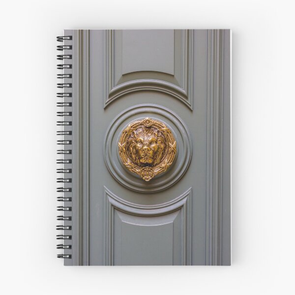 Item preview, Elegant Green Door With Ornate Gold Lion Knocker From Classic Entryway Design Architectural Detail designed and sold by Nmallia.