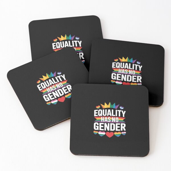 Item preview, Equality Has No Gender LGBTQ+ Gay Lesbian Pride Human Rights  designed and sold by SyntaxClaw.