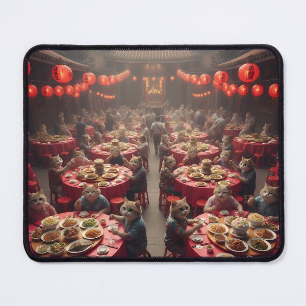 Item preview, Cats at a Grand Festival Banquet designed and sold by Auroracat2025.