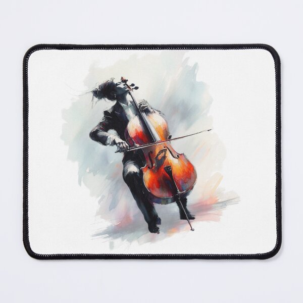 Item preview,  Cello playing|  Music Lover | Artistic Design designed and sold by SawaOne.
