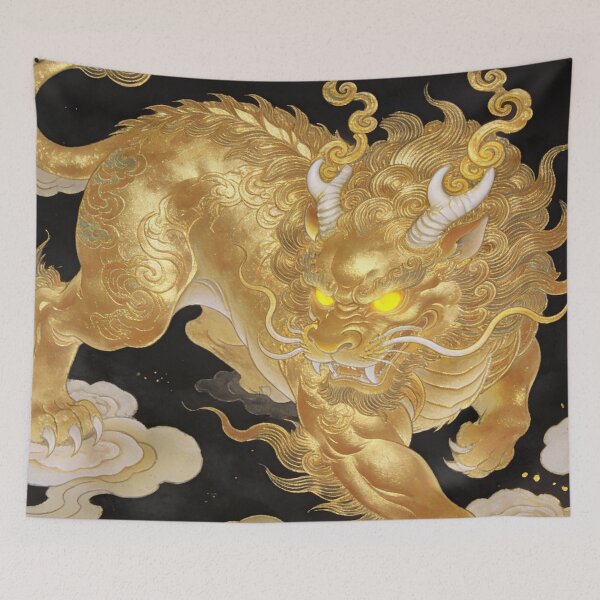 Item preview, Majestic Golden Pixiu Guardian of Wealth designed and sold by zzz888.