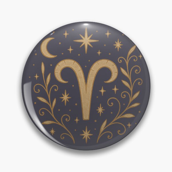 Item preview, Golden Aries Constellation – Celestial Zodiac Art designed and sold by VoglR.