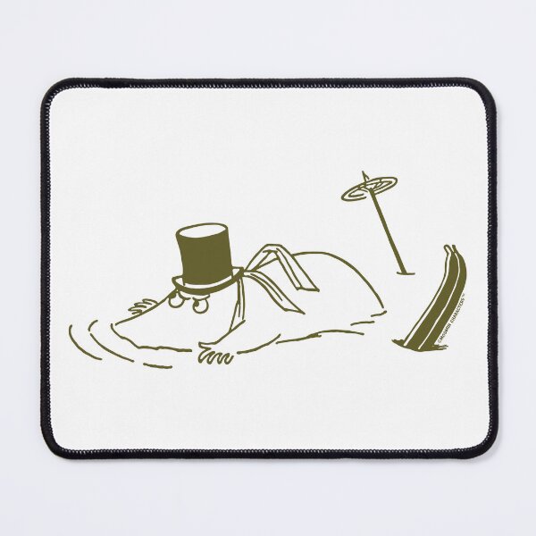 Item preview, Olive Skiing Moominpappa Stuck In Snow Winter Games designed and sold by MoominStore.