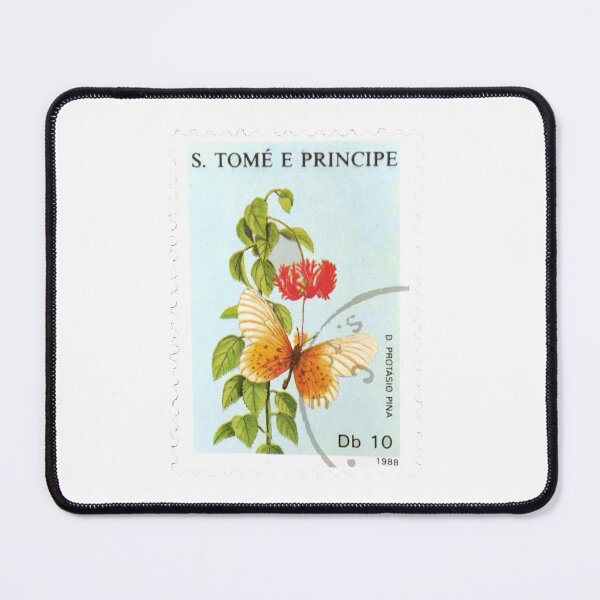 Item preview, S.Tome Principe Butterfly Vintage Postage Stamp designed and sold by red-amber65.