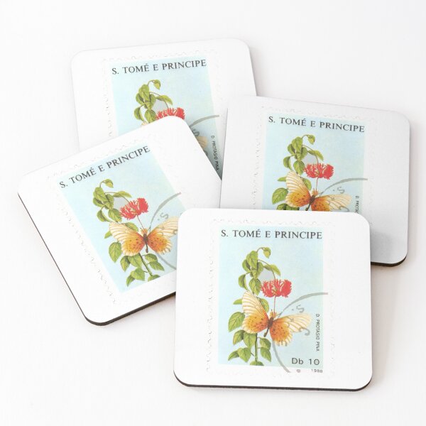 Item preview, S.Tome Principe Butterfly Vintage Postage Stamp designed and sold by red-amber65.