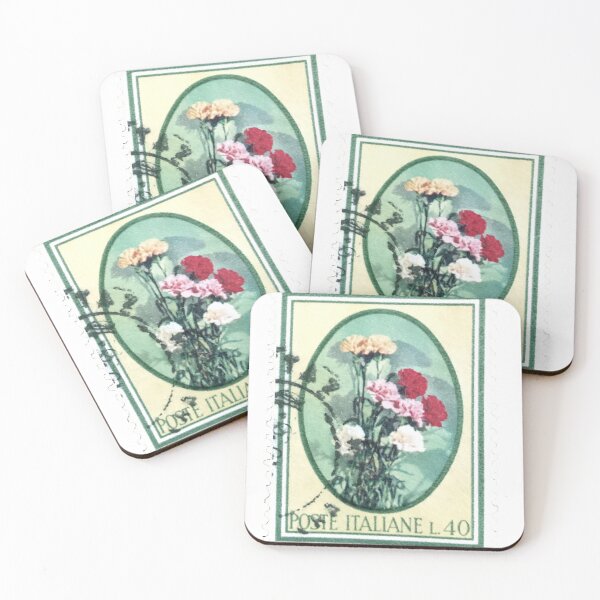 Item preview, Vase Of Flowers Italy Vintage Postage Stamp designed and sold by red-amber65.