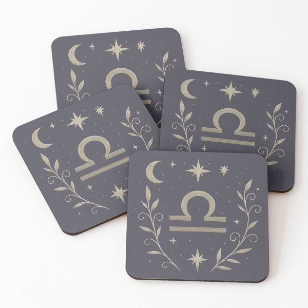 Item preview, Golden Libra Constellation – Celestial Zodiac Art designed and sold by VoglR.