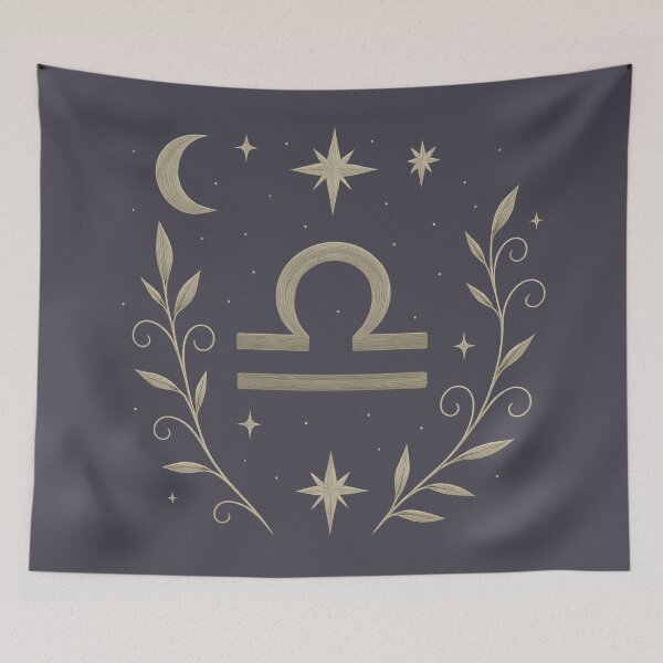 Item preview, Golden Libra Constellation – Celestial Zodiac Art designed and sold by VoglR.