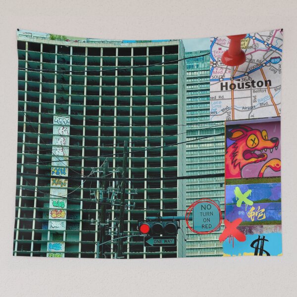 Item preview, Houston Collage designed and sold by Swooncake Press.