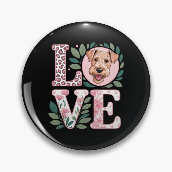 Item preview, Love My Lakeland Terrier Dog Lovers Floral Cute for Men Women  designed and sold by FadeOfThrone.