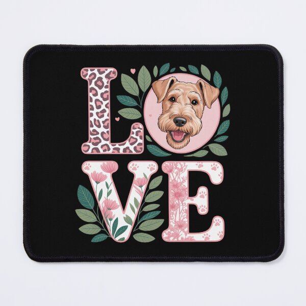 Item preview, Love My Lakeland Terrier Dog Lovers Floral Cute for Men Women designed and sold by FadeOfThrone.