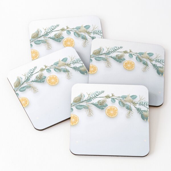 Item preview, Winter Citrus Garland designed and sold by InkoraStudios.