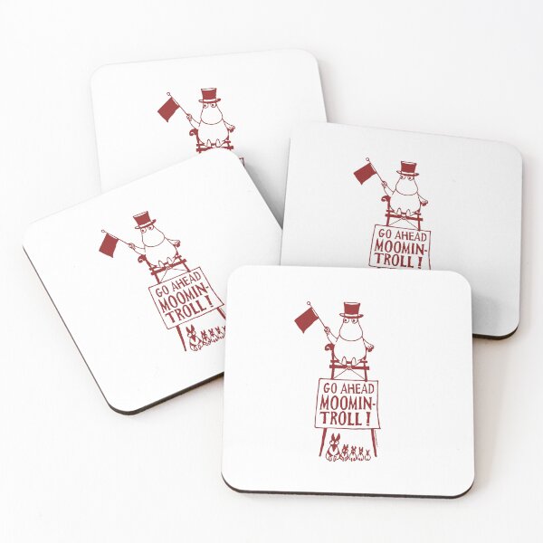 Item preview, Red Moominpappa Winter Games Go Ahead Moomintroll! designed and sold by MoominStore.