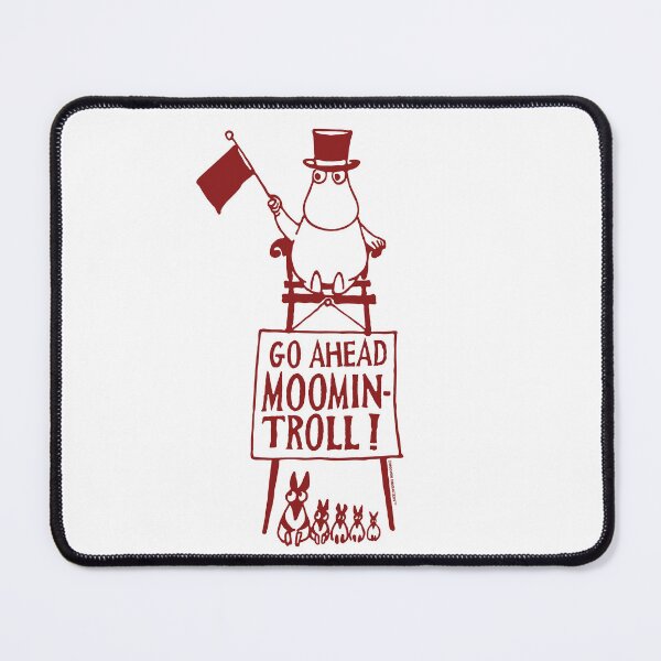 Item preview, Red Moominpappa Winter Games Go Ahead Moomintroll! designed and sold by MoominStore.