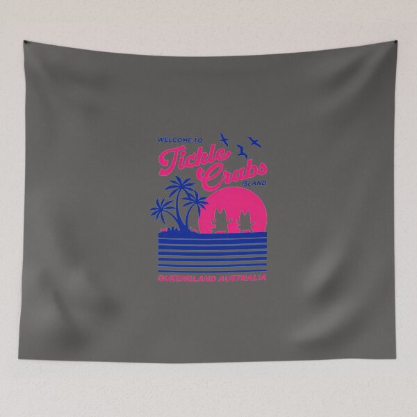 Item preview, TICKLE-CRABS-ISLAND-T-SHIRT designed and sold by JediahMarkowsk.