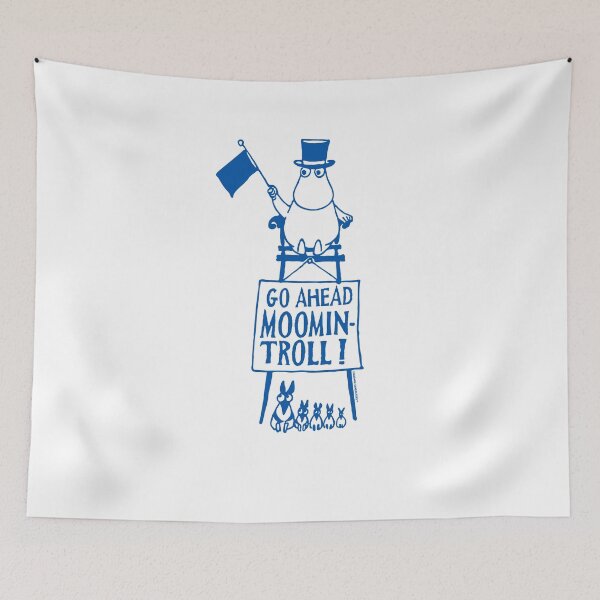 Item preview,  Blue Moominpappa Winter Games Go Ahead Moomintroll! designed and sold by MoominStore.