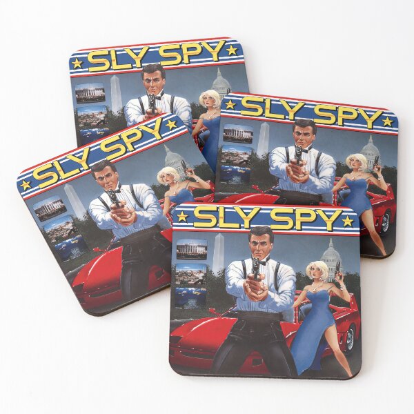 Item preview, Sly Spy Retro Action Game Poster designed and sold by Retr0Tshirts.