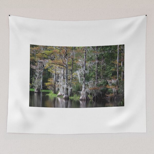 Item preview, Serene Cypress Trees by the Water designed and sold by Cynthia48.