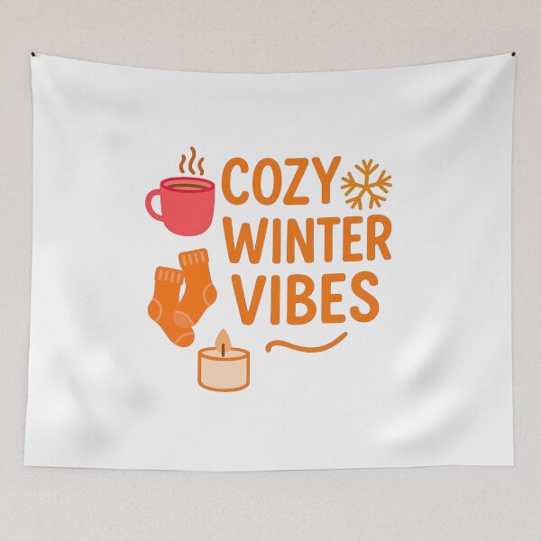 Item preview, Calm Winter Cozy Vibes Soft Aesthetic Illustration designed and sold by bilal sibgui.