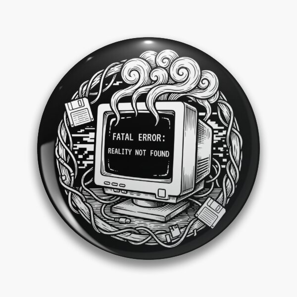 Item preview, Fatal Error Reality Not Found Glitch Retro Computer designed and sold by Mason-Pride.
