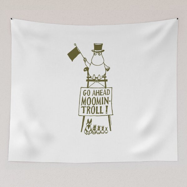 Item preview, Olive Moominpappa Winter Games Go Ahead Moomintroll! designed and sold by MoominStore.
