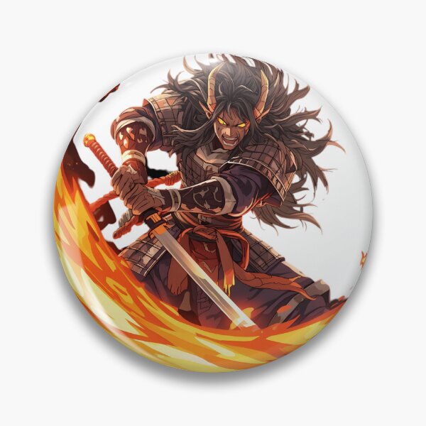Item preview, Fire Blade Demon Warrior – Inferno Slash designed and sold by gavinroyal.